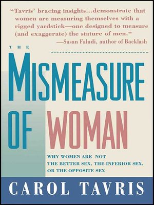 cover image of Mismeasure of Woman